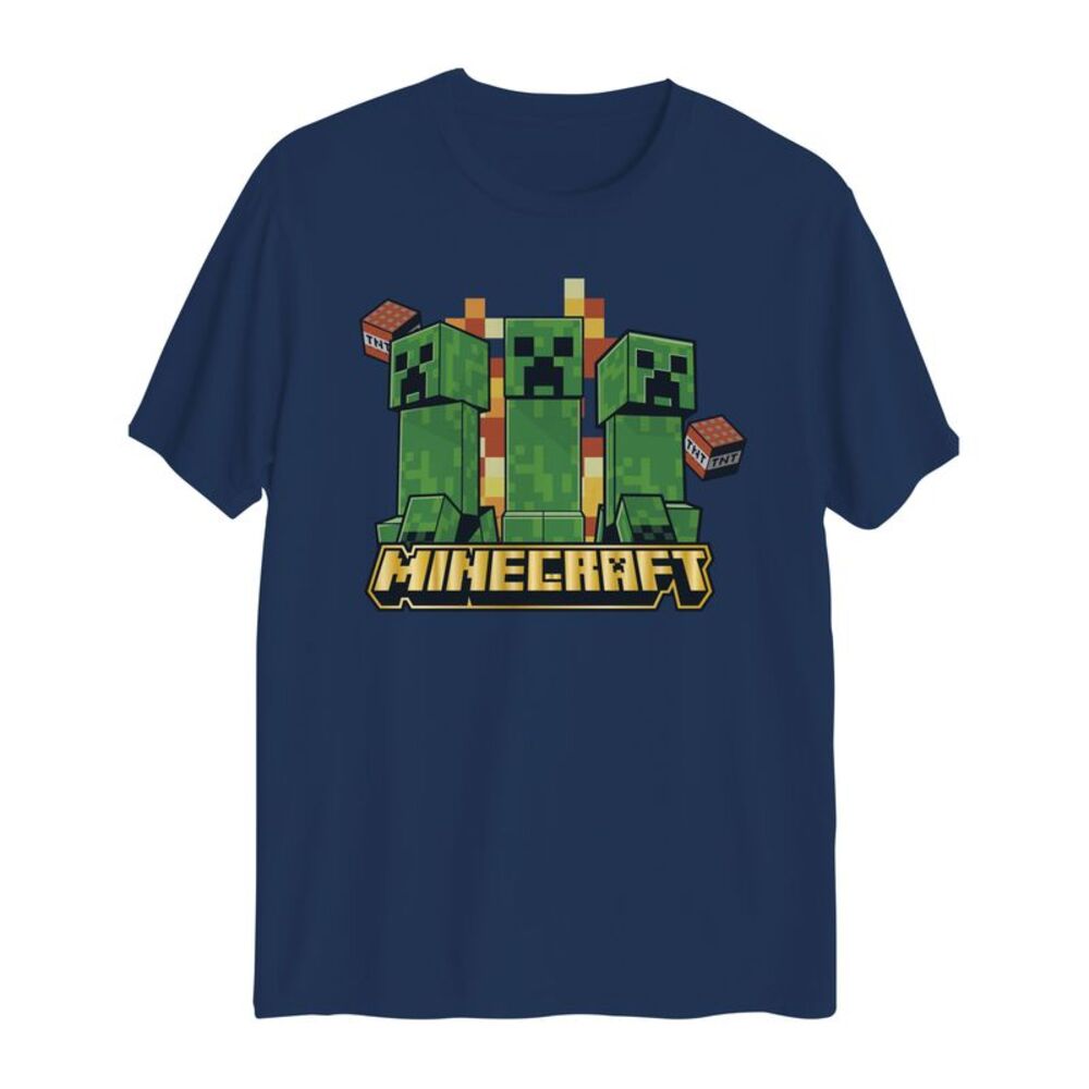 Minecraft Hybrid Big Boys Mine Craft Explosive Friends Short Sleeve Graphic